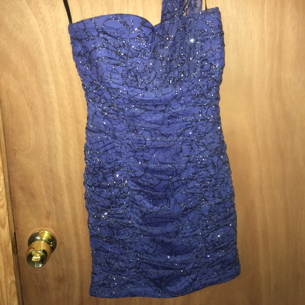 nice blue homecoming dress